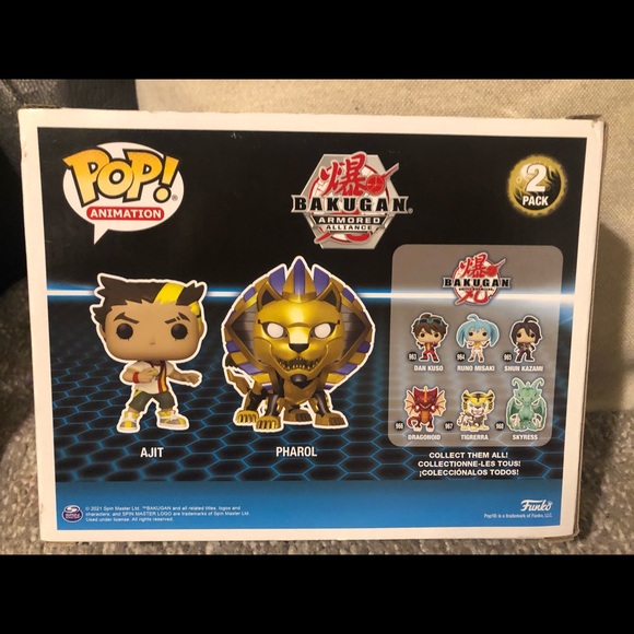 Funko POP! Animation: Bakugan - Ajit & Pharol (Target Exclusive) - Picture 2 of 2